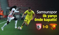 Samsunspor ilk yarıyı önde kapattı! Samsunspor 1-0 Göztepe (İlk Yarı)