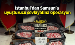 İstanbul'dan Samsun'a  uyuşturucu sevkiyatına operasyon