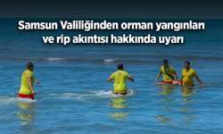 Samsun Valiliğinden orman yangınları ve rip akıntısı hakkında uyarı