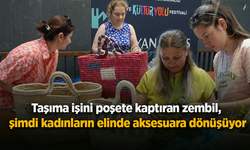Taşıma işini poşete kaptıran zembil, şimdi kadınların elinde aksesuara dönüşüyor