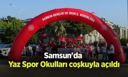 Samsun'da Yaz Spor Okulları coşkuyla açıldı