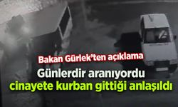 Günlerdir aranıyordu cinayete kurban gittiği anlaşıldı