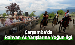 Çarşamba’da Rahvan At Yarışlarına Yoğun İlgi