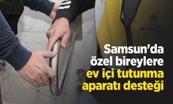 Samsun'da özel bireylere ev içi tutunma aparatı desteği