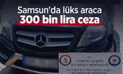 Samsun'da lüks araca 300 bin lira ceza