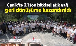 Canik'te 2,1 ton bitkisel atık yağ geri dönüşüme kazandırıldı