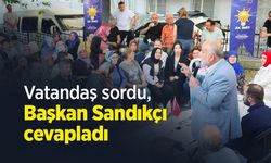 Vatandaş sordu, Başkan Sandıkçı cevapladı
