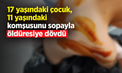 17 yaşındaki çocuk, 11 yaşındaki komşusunu sopayla öldüresiye dövdü