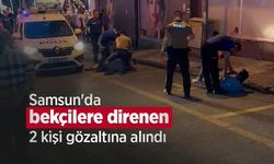 Samsun'da bekçilere direnen 2 kişi gözaltına alındı