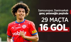 Samsunspor, Danimarkalı genç yeteneğin peşinde, 29 MAÇTA 16 GOL
