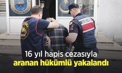 16 yıl hapis cezasıyla aranan hükümlü yakalandı