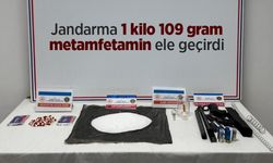 Jandarma 1 kilo 109 gram metamfetamin ele geçirdi