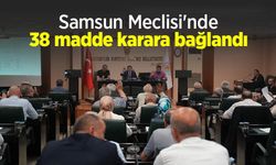 Samsun Meclisi'nde 38 madde karara bağlandı