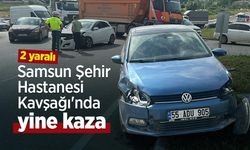 Samsun Şehir Hastanesi Kavşağı'nda yine kaza: 2 yaralı