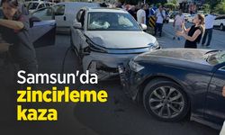 Samsun'da zincirleme kaza