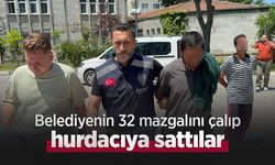 Belediyenin 32 mazgalını çalıp hurdacıya sattılar
