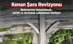 Kenan Şara Revizyonu: Betonarme tamamlandı, asfalt ve korkuluk çalışmaları sürüyor