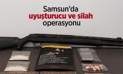 Samsun’da uyuşturucu ve silah operasyonu