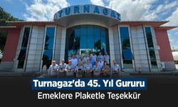 Turnagaz'da 45. Yıl Gururu: Emeklere Plaketle Teşekkür