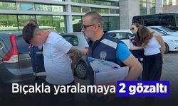 Bıçakla yaralamaya 2 gözaltı