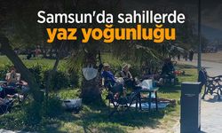 Samsun'da sahillerde yaz yoğunluğu