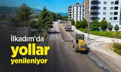 İlkadım'da yollar yenileniyor
