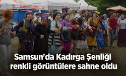 Samsun'da Kadırga Şenliği renkli görüntülere sahne oldu