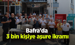 Bafra'da 3 bin kişiye aşure ikramı