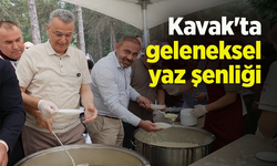 Kavak'ta geleneksel yaz şenliği