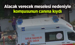 Alacak verecek meselesi nedeniyle komşusunun canına kıydı