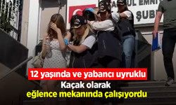 Kaçak olarak  eğlence mekanında çalışıyordu