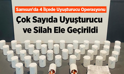 Samsun'da 4 İlçede Uyuşturucu Operasyonu: Çok Sayıda Uyuşturucu ve Silah Ele Geçirildi