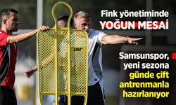 Samsunspor, yeni sezona günde çift antrenmanla hazırlanıyor …