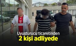 Uyuşturucu ticaretinden 2 kişi adliyede