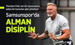 Samsunspor'da ALMAN DİSİPLİN