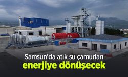 Samsun'da atık su çamurları enerjiye dönüşecek