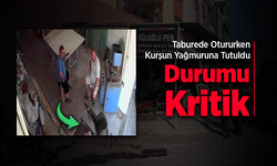 Taburede otururken silahlı saldırıya uğradı: O anlar kamerada