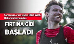 Samsunspor'un yıldızı Ellion Watt,Hollanda kampında...