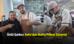 Sefo, Bafra'da tezgâh başına geçip kendi pidesini yaptı