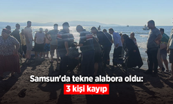 Samsun'da tekne alabora oldu: 3 kişi kurtarıldı, 3 kişi kayıp