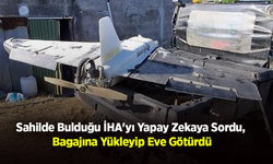 Sahilde Bulduğu İHA'yı Yapay Zekaya Sordu, Bagajına Yükleyip Eve Götürdü