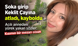 Şoka girip Keklit Çayına atladı, kayboldu