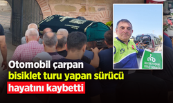 Otomobil çarpan bisiklet turu yapan sürücü hayatını kaybetti