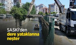 SASKİ’den dere yataklarına neşter