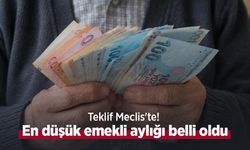 Teklif Meclis'te! En düşük emekli aylığı belli oldu