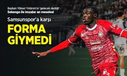Başkan Yüksel Yıldırım'ın 'gelecek dediği' Sekengo ile imzalar an meselesi, Samsunspor'a karşı FORMA GİYMEDİ