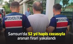 Samsun'da 52 yıl hapis cezasıyla aranan firari yakalandı