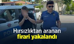 Hırsızlıktan aranan firari yakalandı