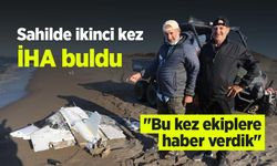 Sahilde ikinci kez İHA buldu: "Bu kez ekiplere haber verdik"