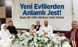Yeni Evlilerden Anlamlı Jest! Başka Bir Çiftin Nikâhına Şahit Oldular